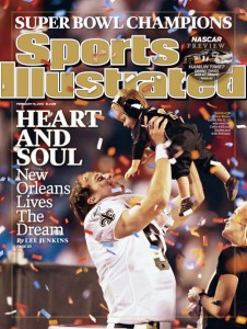 si cover saints super bowl