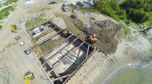 Drone Photography in Construction 1 Image by NOLA Aerials.